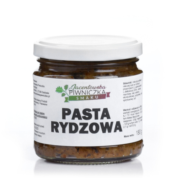 Pasta Rydzowa G Jacentowska Piwniczka Smaku Ecowybrane Pl