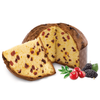 Panettone z żurawiną i jeżynami