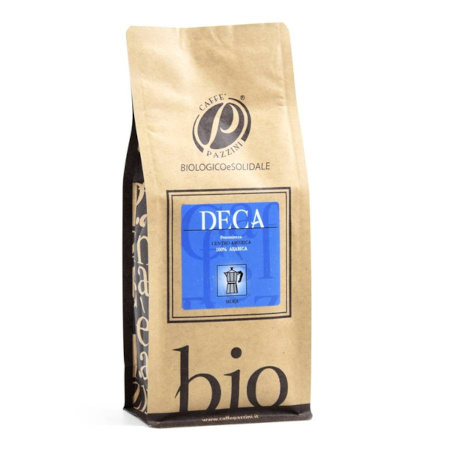 KAWA DECA bezkofeinowa mielona 250g BIO Caffe Pazzini (kawiarka)