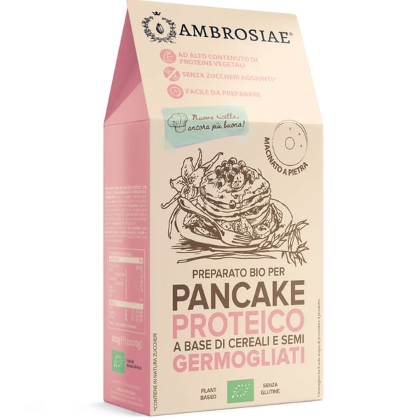 Białkowa mieszanka naleśnikowa bezglutenowa PANCAKE PROTEICO BIO 200G Ambrosiae