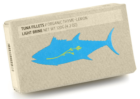 Filety z tuńczyka z tymiankiem cytrynowym BIO w puszce 120 g Maria Organic