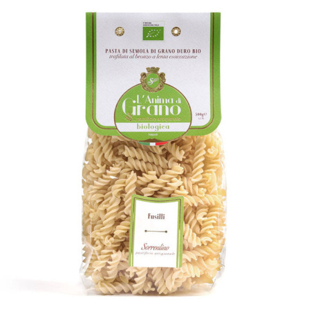 MAKARON FUSILLI świderki BIO 500g L'Anima di Grano Pastificio Sorrentino