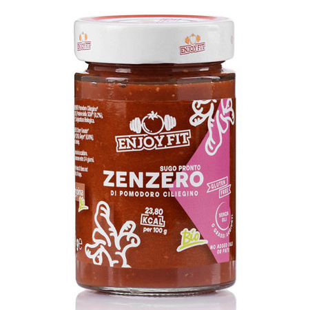 ENJOY FIT gotowy sos pomidorowy z imbirem SUGO PRONTO ZENZERO BIO Salemipina 200G