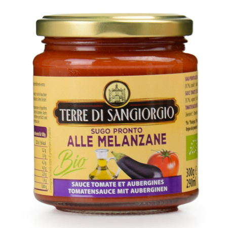 SUGO MELANZANE GRIGLIATE BIO SOS POMIDOROWY GRILLOWANY BAKŁAŻAN 300g Terre di Sangiorgio