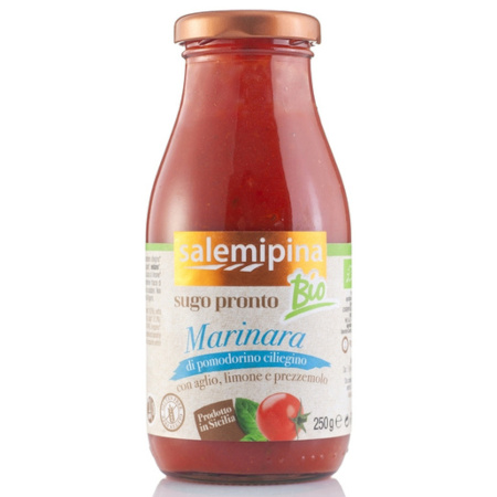 SUGO PRONTO DI POMODORINO ALLA MARINARA BIO 250G Salemipina