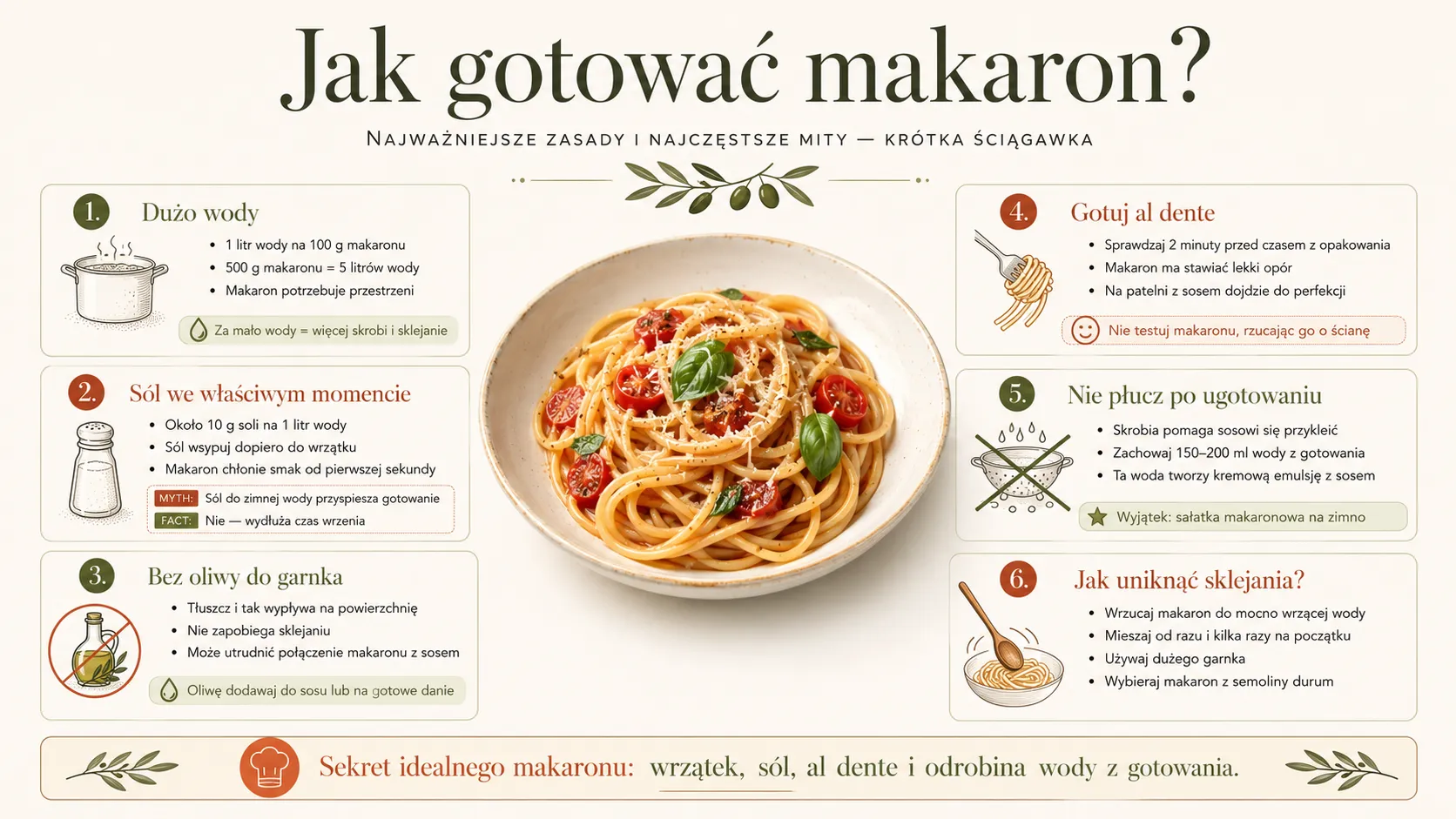 Jak gotować makaron?