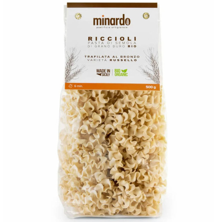 MAKARON RICCIOLI SEMOLA BIO 500g Minardo