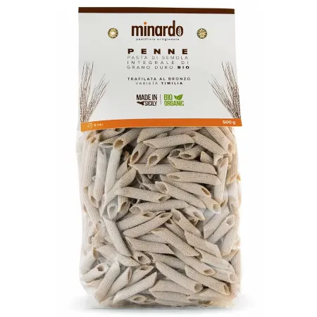 Makaron pełnoziarnisty pióra Penne Integrali BIO 500 g Minardo