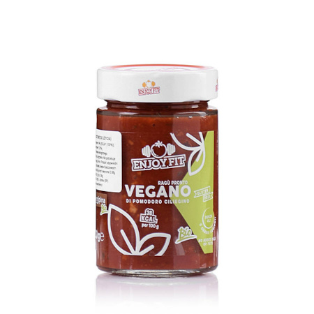 ENJOY FIT wegański sos ragu z nuggetsami sojowymi RAGU PRONTO VEGANO BIO Salemipina 200G