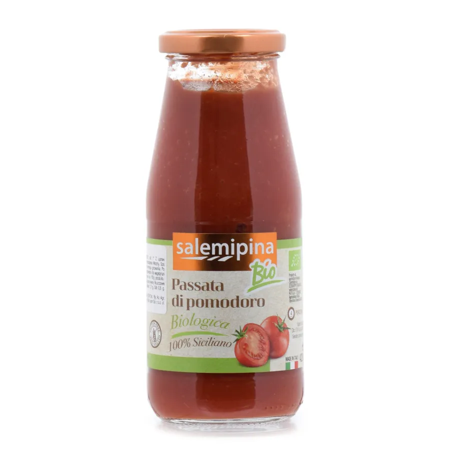 Passata pomidorowa PASSATA DI POMODORO BIO 420G Salemipina
