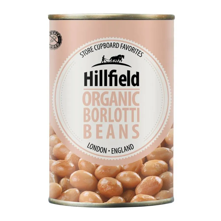 Fasola borlotti w puszce BIO 400g Hillfield