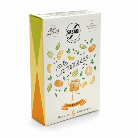 Landrynki DEDELLA miód, mandarynka, kardamon BIO 40g