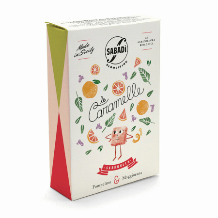 Landrynki SERENELLA miód, grejpfrut, majeranek BIO 40 g Sabadi