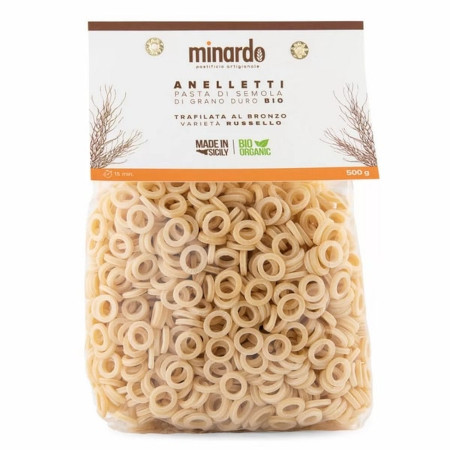 MAKARON ANELLETTI SEMOLA BIO 500g Minardo