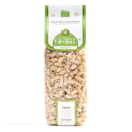 MAKARON TUBETTI RURKI BIO 500g L'Anima di Grano Pastificio Sorrentino