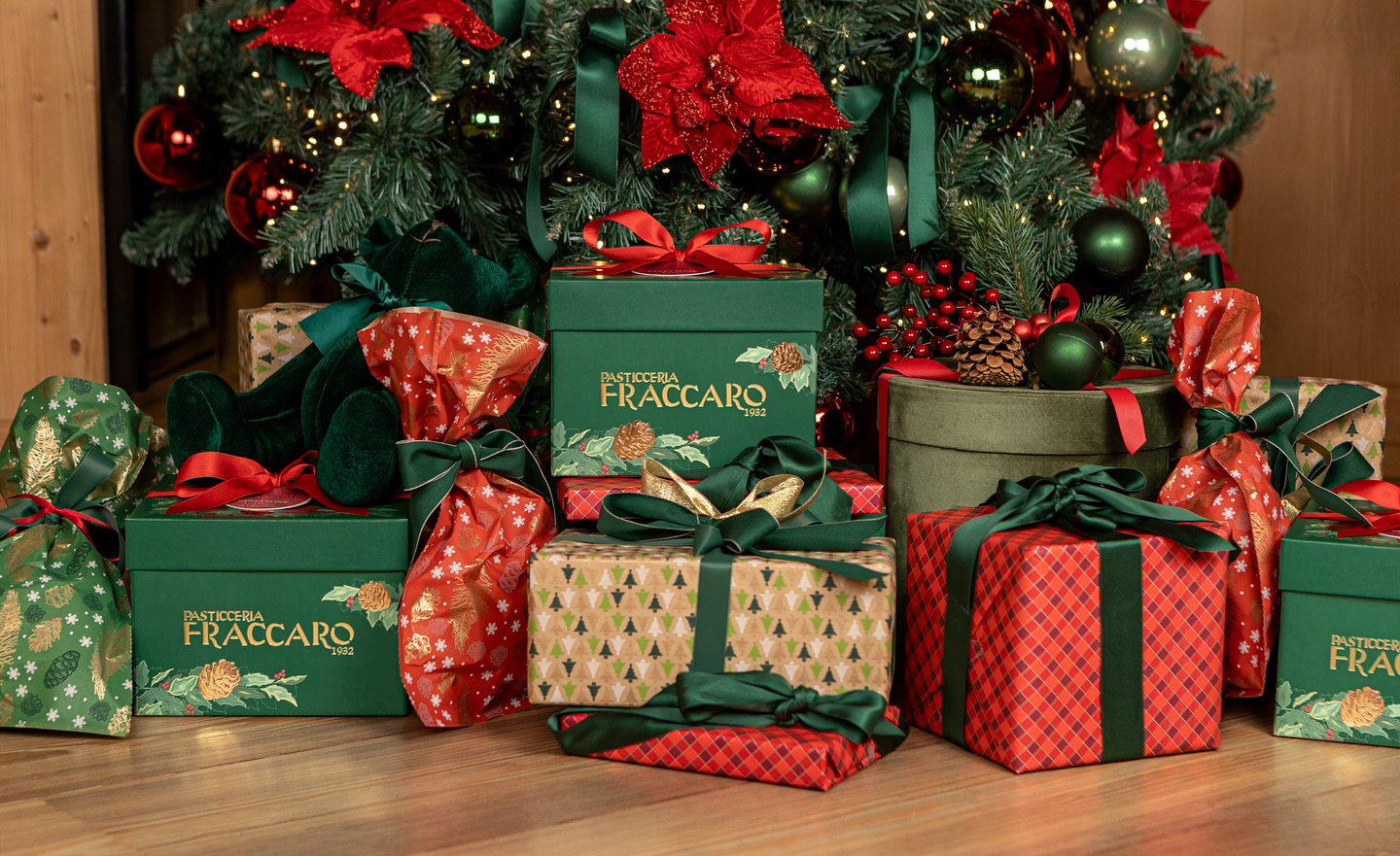 Panettone z kremem Gianduia Fraccaro w pudełku Gift Box