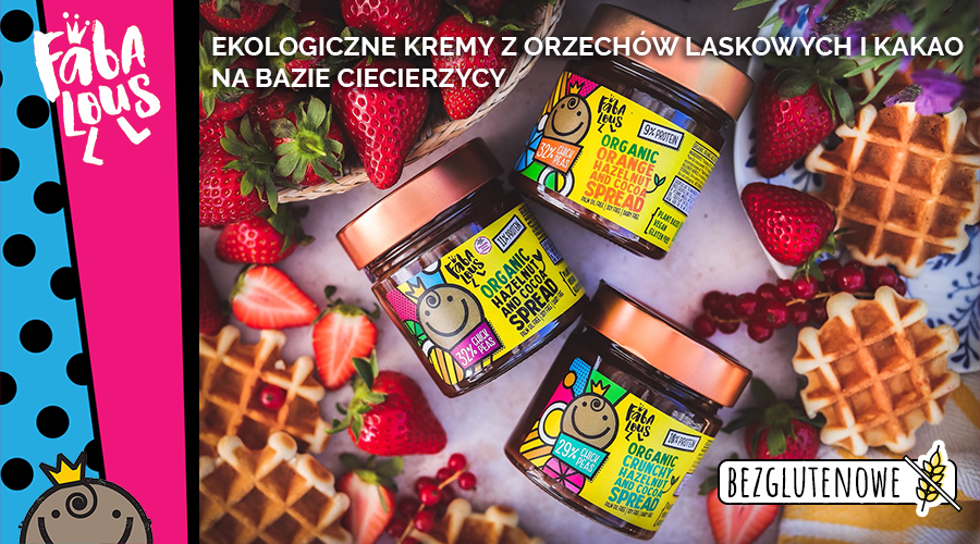 Fabalous ekologiczne kremy orzechowe