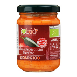 Salsa ai Peperoncini Piccante - papryczka chili - BIO 130g Artigiana Genovese