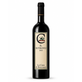 WINO IL RITROVO 2016 CABERNET SAUVIGNON 70%, MERLOT 30% CZERWONE TOSCANA IGT BIO La Casa di Bricciano