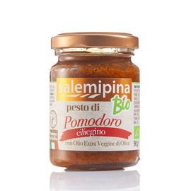 Pesto z pomidorów cherry PESTO DI POMODORO CILIEGINO BIO 90g Salemipina