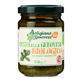 Pesto alla Genovese - bazylia i Parmigiano Reggiano D.O.P. - BIO 130g Artigiana Genovese