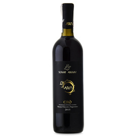 Włoskie czerwone wino wytrawne Gaglioppo Aris Ciro DOC 2015 BIO Sergio Arcuri