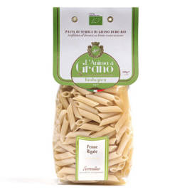 MAKARON PENNE RIGATE PIÓRA BIO 500G L'Anima di Grano Pastificio Sorrentino