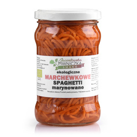 MARCHEWKOWE SPAGHETTI MARYNOWANE BIO 150g Jacentowska Piwniczka Smaku