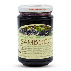 CLASSIC BIO 60% SAMBUCO KONFITURA CZARNY BEZ AGRITUR 330G