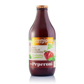 SALSA PRONTA POMODORINO CILIEGINO PEPERONI BIO SOS POMIDORY KOKTAJLOWE PAPRYKA 330G Salemipina