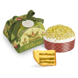 Włoska babka Panettone z kremem pistacjowym Crema Pistacchio 750g Fraccaro
