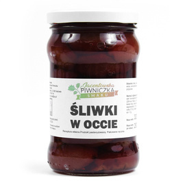 ŚLIWKI W OCCIE BIO 260g Jacentowska Piwniczka Smaku
