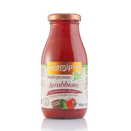 SUGO PRONTO DI POMODORINO BIO SOS POMIDOROWY ALLA ARRABIATA OSTRA PAPRYKA 250G Salemipina