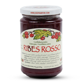 CLASSIC BIO 60% RIBES ROSSO KONFITURA CZERWONA PORZECZKA 330g Agritur