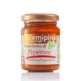 BRUSCHETTA pasta AI PEPERONI BIO SŁODKA PAPRYKA 90 g Salemipina
