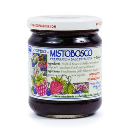 TOP BIO MISTOBOSCO KONFITURA OWOCE LEŚNE BEZ CUKRU 210G Agritur