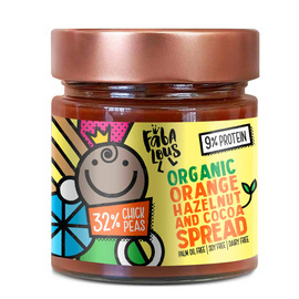 Krem czekoladowo-orzechowy pomarańczowy BIO 200 g (bezglutenowy, wegański) — FABALOUS ORANGE