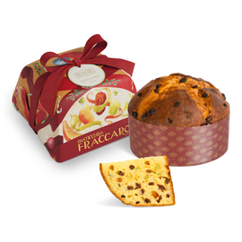 Włoska babka Panettone miód rodzynki kandyzowane cytrusy Antico 1kg Fraccaro