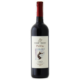 WINO PIU VITE CIRO DOC RISERVA 2012 GAGLIOPPO 100% CZERWONE WYTRAWNE SERGIO ARCURI