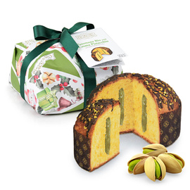 Włoska babka Panettone z kremem pistacjowym Crema Pistacchio 750g BIO Fraccaro