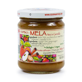 TOP BIO MELA NOCI E CANNELLA KONFITURA JABŁKO ORZECH CYNAMON 210G BEZ CUKRU Agritur