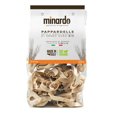 MAKARON PAPPARDELLE INTEGRALI WSTĄŻKI PEŁNOZIARNISTY BIO 500g Minardo