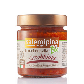 BRUSCHETTA ALL ARRABBIATA BIO 190G OSTRA PAPRYKA Salemipina