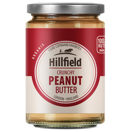 Krem orzechowy CRUNCHY BIO 330g Hillfield
