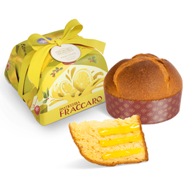 Włoska babka Panettone z kremem cytrynowym Crema Limone 750g Fraccaro