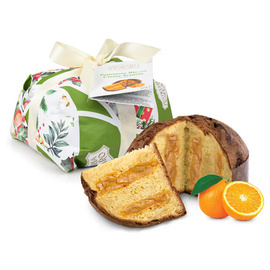 Włoska babka Panettone z kremem pomarańczowym Crema Arancia 750g BIO Fraccaro