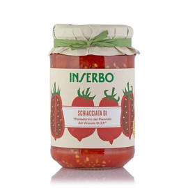 POMIDORY Z WEZUWIUSZA Piennolo del Vesuvio DOP Schiacciato 350G Inserbo