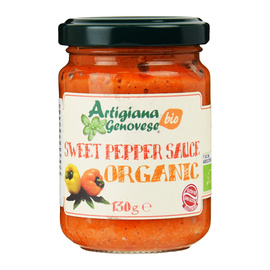 Salsa ze słodkiej papryki BIO 130 g Artigiana Genovese