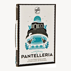 Czekolada włoska PANTELLERIA 83% kapary i sól BIO 50g Sabadi