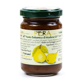 VELLUTATE PERA BIO 10% KONFITURA Z OCTEM BALSAMICZNYM GRUSZKA 165G Agritur